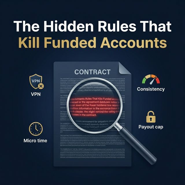 Hidden rules in prop firm evaluations and funded accounts