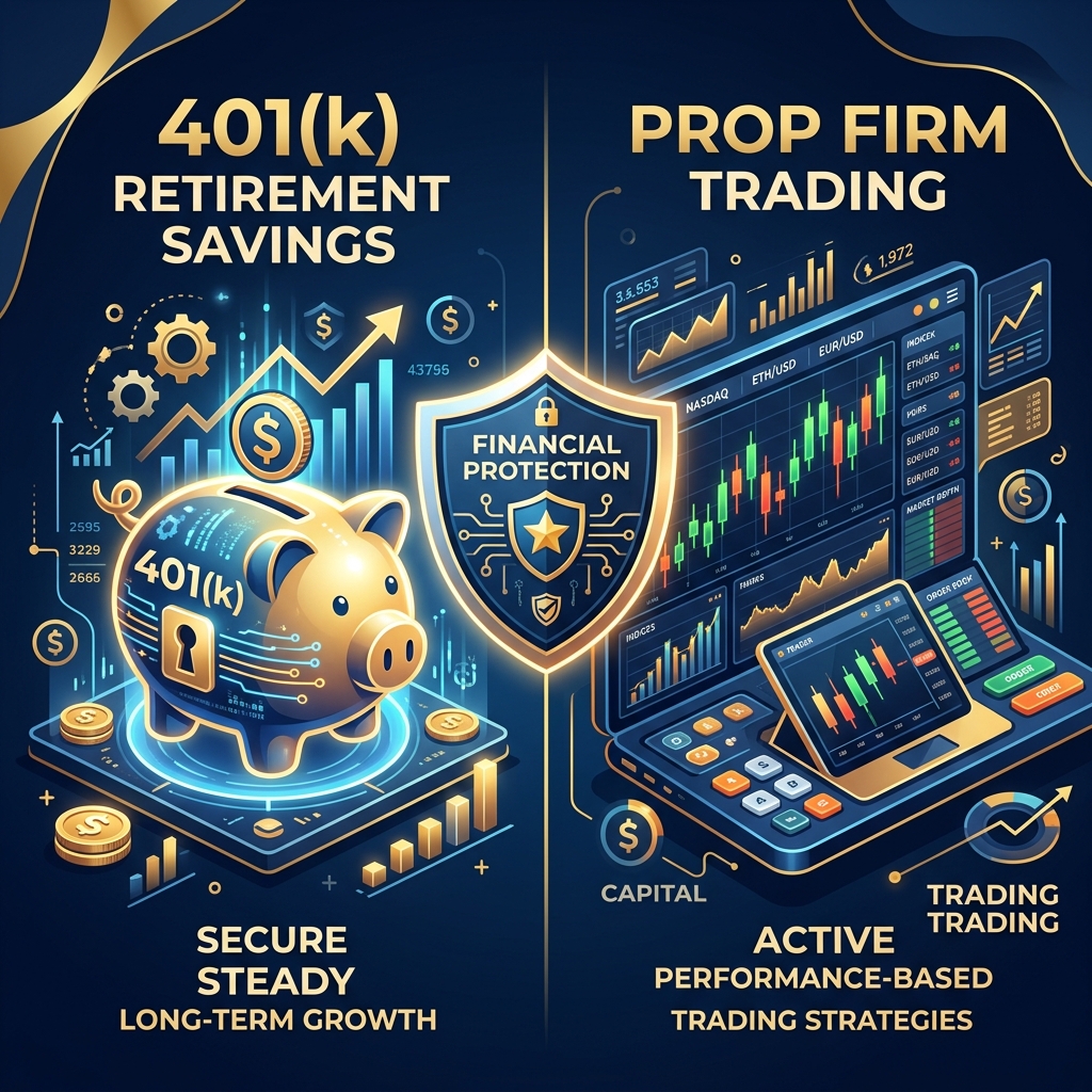 Prop Firm Capital vs Retirement Savings